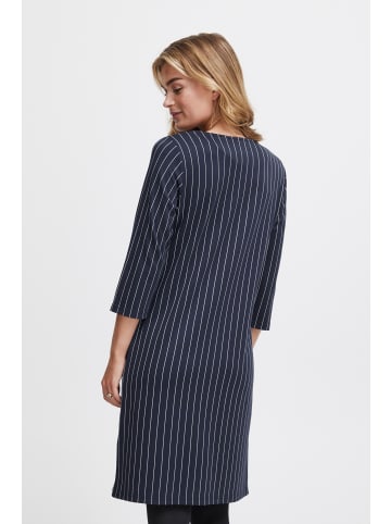 Fransa FRBlenda straight fit in Navy Blazer stripe mix