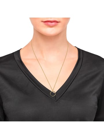 s.Oliver Halskette mit Anhänger in gold – (L)60cm