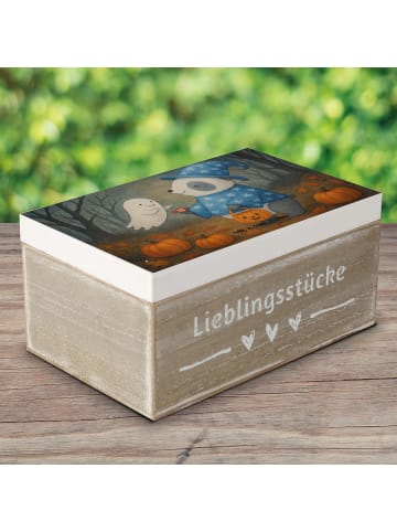 Mr. & Mrs. Panda Geschenkbox Panda Zauberer Design ohne Spruch in Weiß