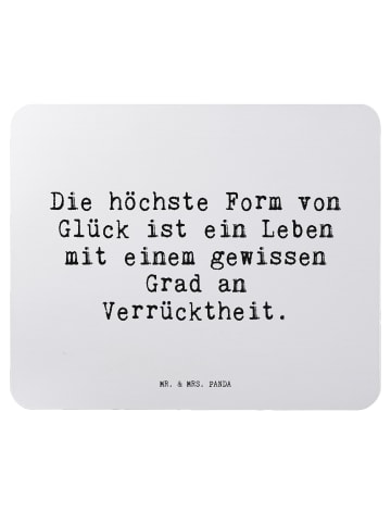 Mr. & Mrs. Panda Maus Pad Die höchste Form von... mit Spruch in Aquarellblau