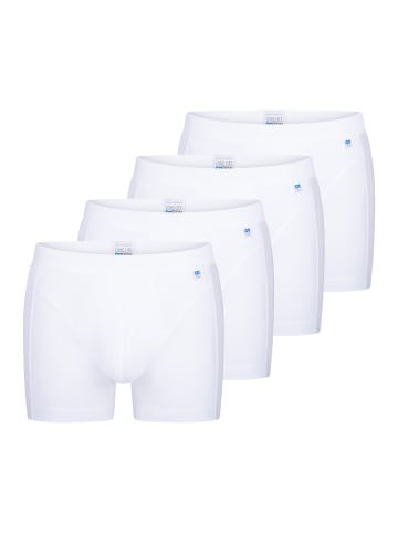 Schiesser Retro Short / Pant Long Life Cotton in Weiß