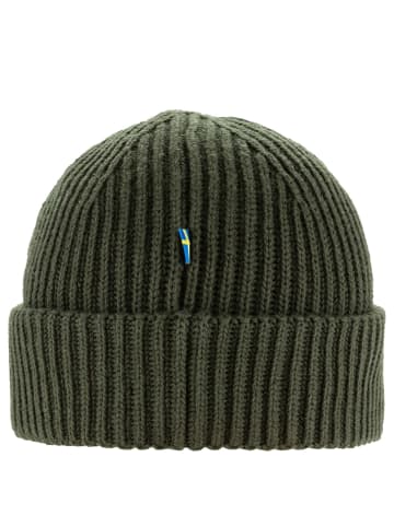 FJÄLLRÄVEN Lite Logo Hat - Mütze (grey) in deep forest