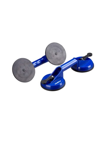 relaxdays 2x Kopfsaugheber in Blau - bis 80 kg