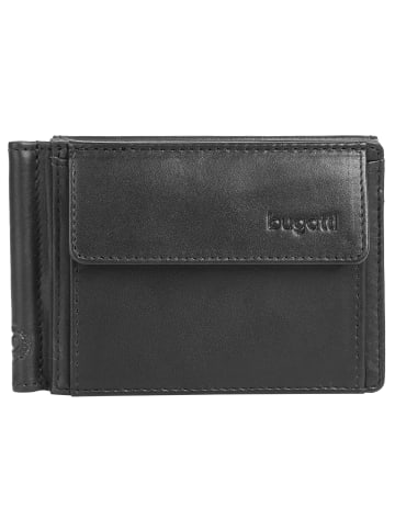 Bugatti Clipbörse PRIMO echt Leder in schwarz