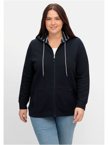 sheego Sweatjacke in nachtblau