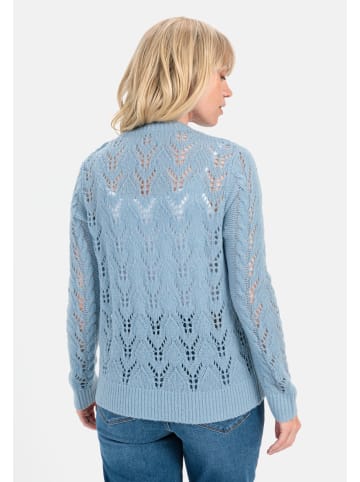 Camel Active Pullover mit V-Ausschnitt in Hellblau