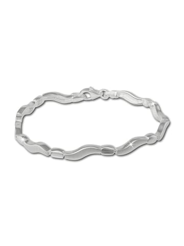 SilberDream 925 Sterling Silber Damen SilberDream Armbänder Welle ca. 19cm