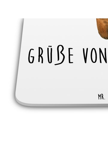 Mr. & Mrs. Panda Glasuntersetzer Bär Zahnfee mit Spruch in Weiß