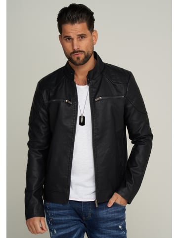 SOULSTAR Kunstlederjacke - MJMEZZANO in Schwarz