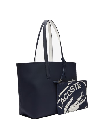 Lacoste Anna - Wende-Shopper 17" 35 cm in marine 166 farine