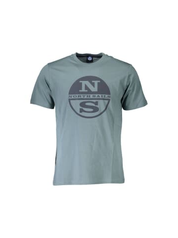 North Sails Grünes Baumwoll-T-Shirt