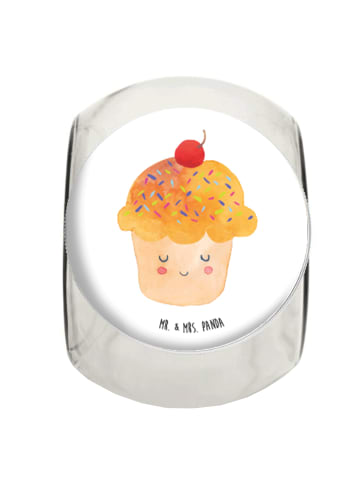 Mr. & Mrs. Panda Vorratsdose Cupcake ohne Spruch in Weiß