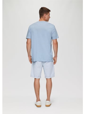 QS T-Shirt in 53D0_himmelblau