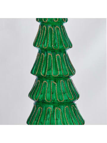 Butlers LED Tanne X-MAS rotierend in Grün