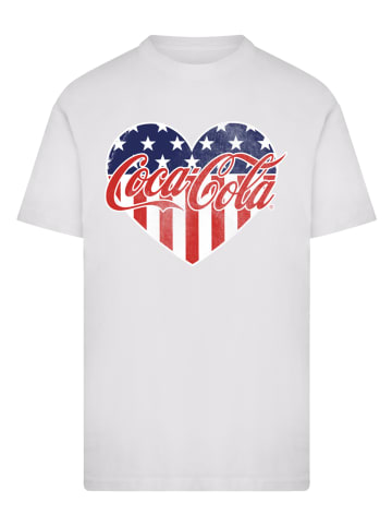 F4NT4STIC T-Shirt Coca Cola Americana in weiß