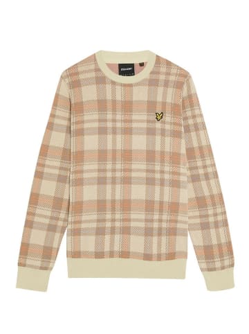Lyle & Scott Strickpullover in Mondbeige