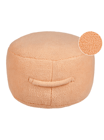 Beliani Pouf ADLANA in Rosa - (W) 50 x (H) 30 x (L) 50 cm