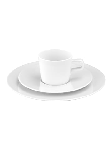 Seltmann Weiden 18er Set Kaffeeservice No Limits Weiß in weiß