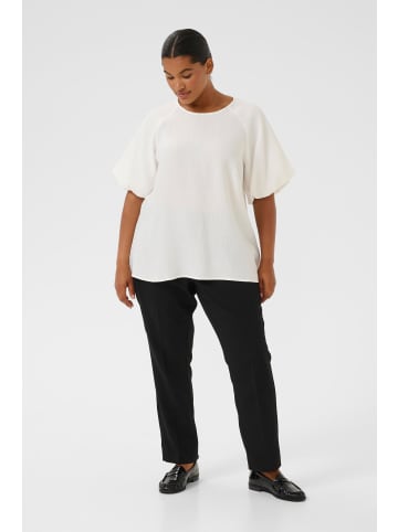 KAFFE curve Bluse kurzarm KCgirla Regular fit in Chalk CC.