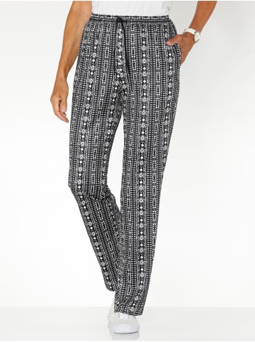 WITT WEIDEN Jerseyhose in schwarz-gestreift