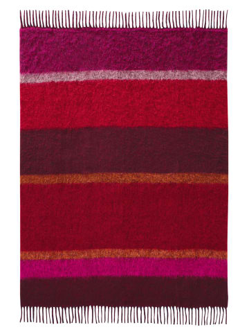 biederlack Wohndecke Mohai in Look Crimson