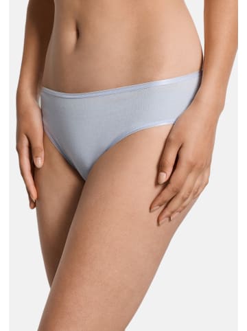 Hanro Midi Slip Cotton Seamless in Blue dove
