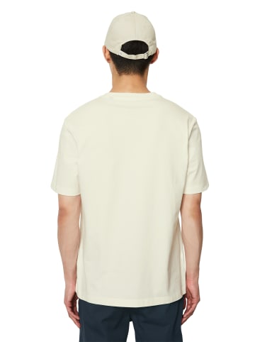Marc O'Polo T-Shirt regular in multi/ egg white + print
