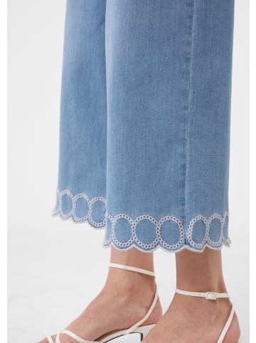 comma Jeans-Hose 7/8 in Blau