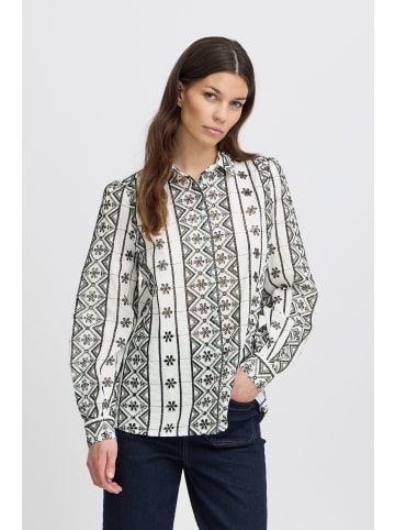 Atelier Rêve Langarmhemd IRBEACE SH 20121269 moderne Bluse in Weiß