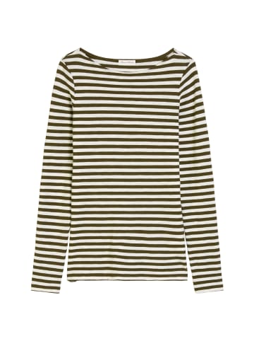Marc O'Polo Ringel-Longsleeve regular in Dark Green