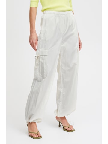b. young BYDATINE PARACHUTE PANTS - HEAVY WOVEN Loose fit in Birch
