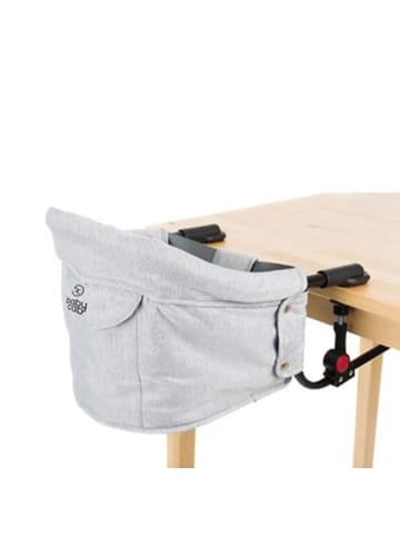 Babycab Tischsitz Luca für Tischplatte Stärke 1-4 cm in Grau