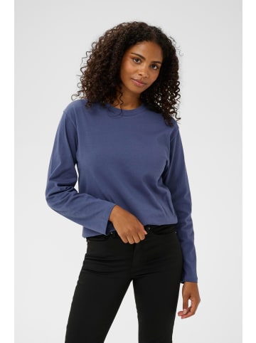 Kaffe Langarm-Shirt KAelena Baggy fit in Crown Blue