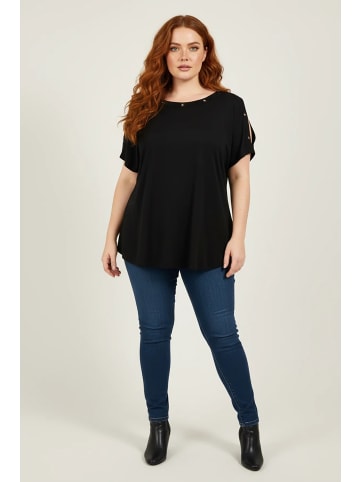 Shape Of You Blouse in Schwarz