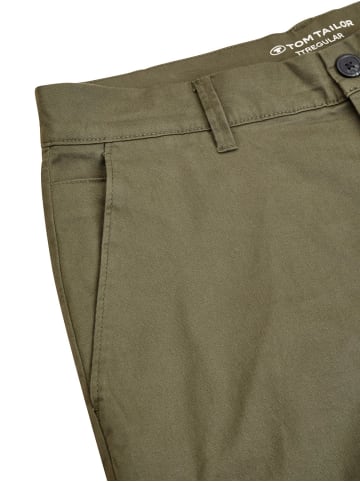 Tom Tailor Stoffhose / Chino TT Chino SMU regular/straight in Oliv