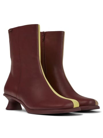 Camper Stiefeletten " Dina Twins " in Bordeaux / Beige