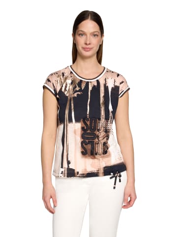 Betty Barclay Printshirt mit Tunnelzug in Schwarz/Braun