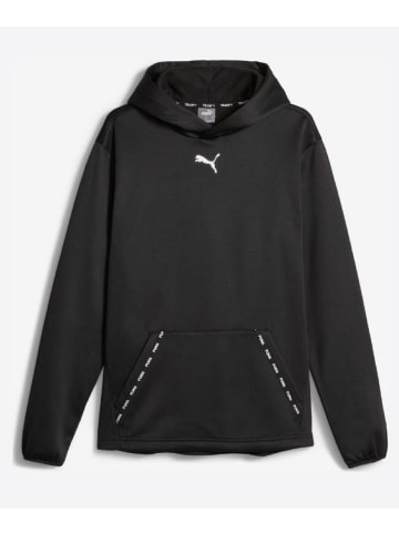 Puma Hoodie Puma Fit Taped PWRFLEECE H in Schwarz