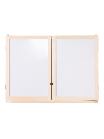 roba Faltbare Hängetafel – weiß magnetisch & liniert, Maltafel/Kreidetafel, Tafellack