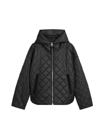 Marc O'Polo Kapuzen-Steppjacke relaxed in Schwarz