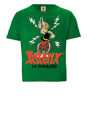 Logoshirt T-Shirt Asterix le Gaulois in grün