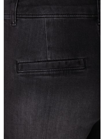 More & More sportive Wide Leg-Jeans in grey denim
