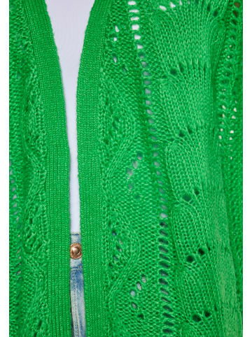 Swirly Damen Cardigan in Grün
