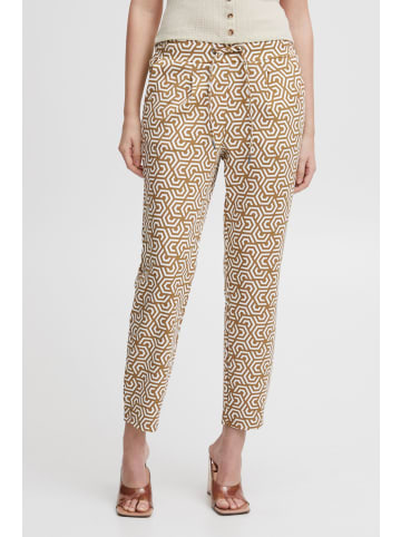 b.young Stoffhose BYRIZETTA AOP PANTS - 20812836 in braun