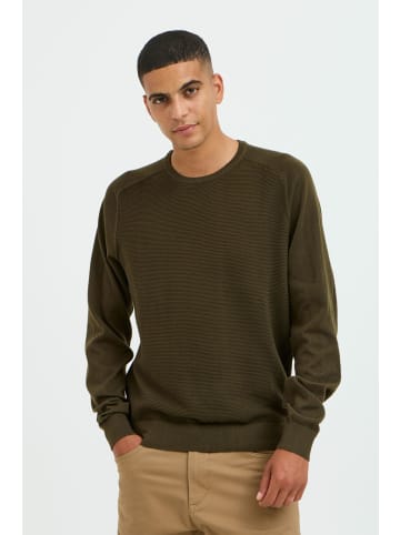 BLEND Strickpullover BHPullover 20717497 moderner Strickpullover in oliv