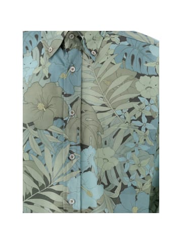 Tom Ford Blau Lyocell Muster Hemd