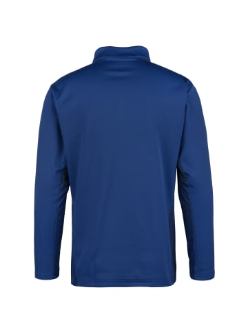 Puma Sweatshirt teamCUP 1/4 Zip in dunkelblau / hellblau