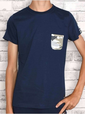 BEZLIT T-Shirt in Navy - Camouflage