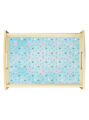 Mr. & Mrs. Panda Tablett Schwein Glühwein ohne Spruch in Eisblau