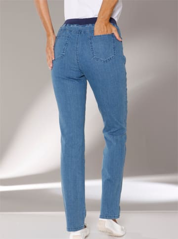 WITT WEIDEN Stretch-Jeans in blue-bleached